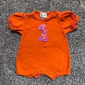 Sprout 1st Birthday Romper Onesie